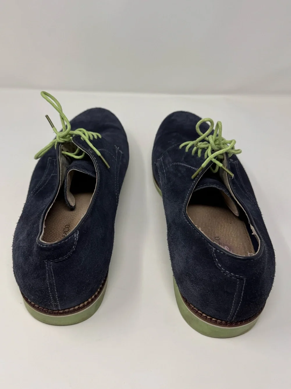 G.H Bass & Company Shoes, Buckingham, size 13, blue‎ leather, business casual